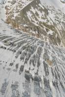 Glacier d'Argentière (vue aérienne)
